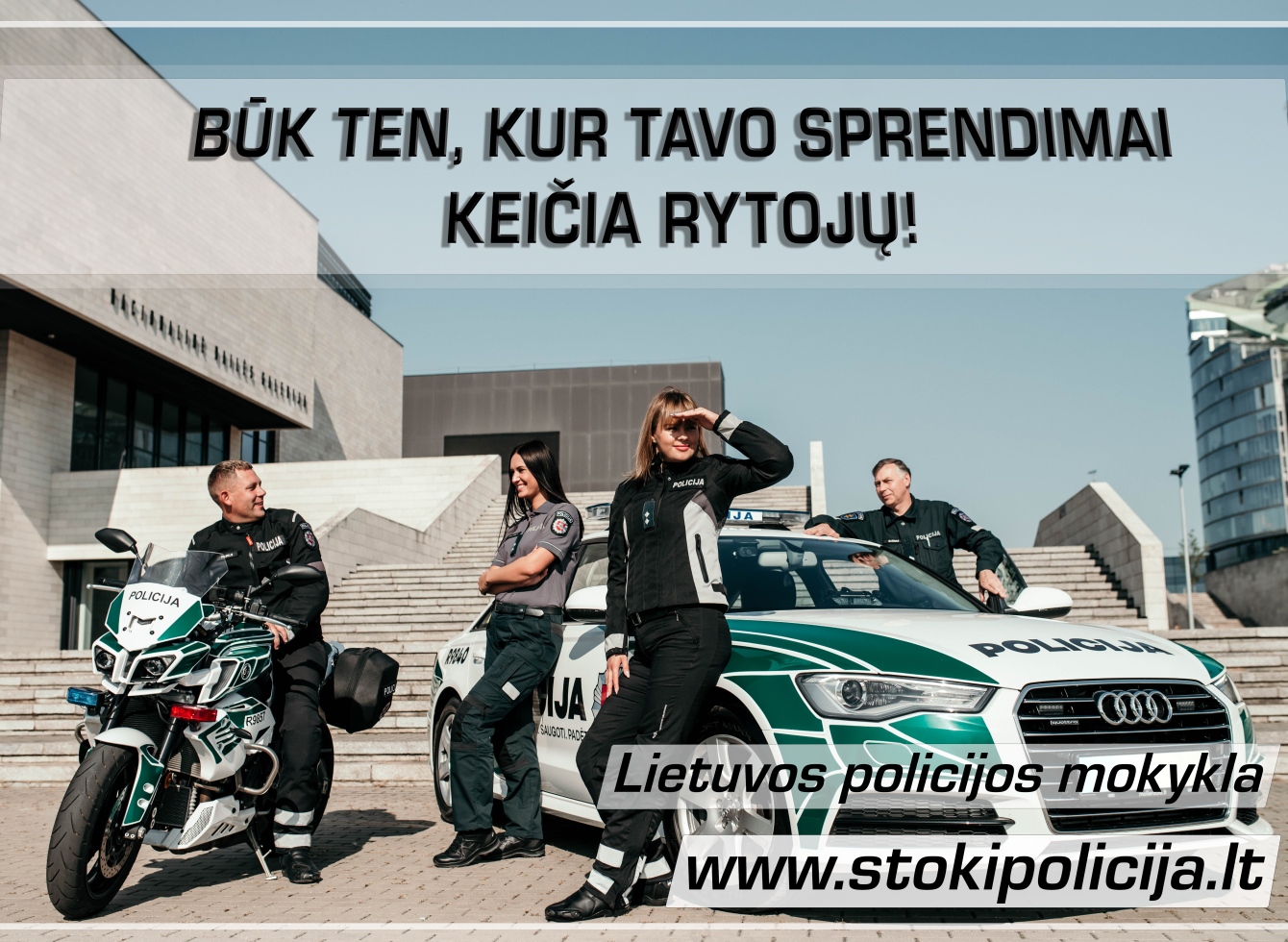 Lietuvos policijos mokykla kviečia mokytis