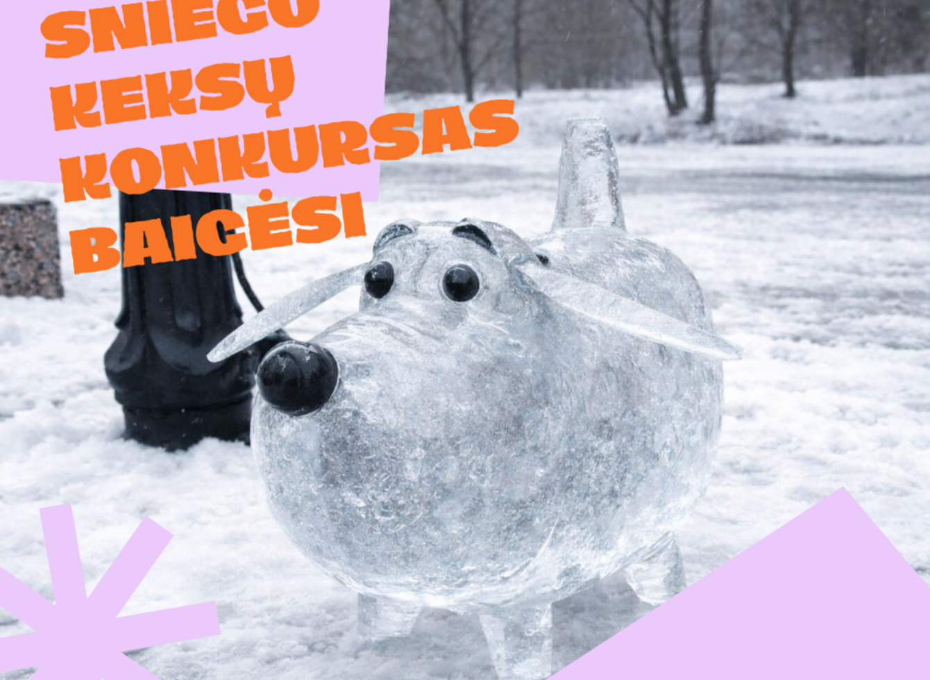 Ukmergėje buvo „apsigyvenę“ sniego Keksai: konkurse – 20 kūrybingų dalyvių