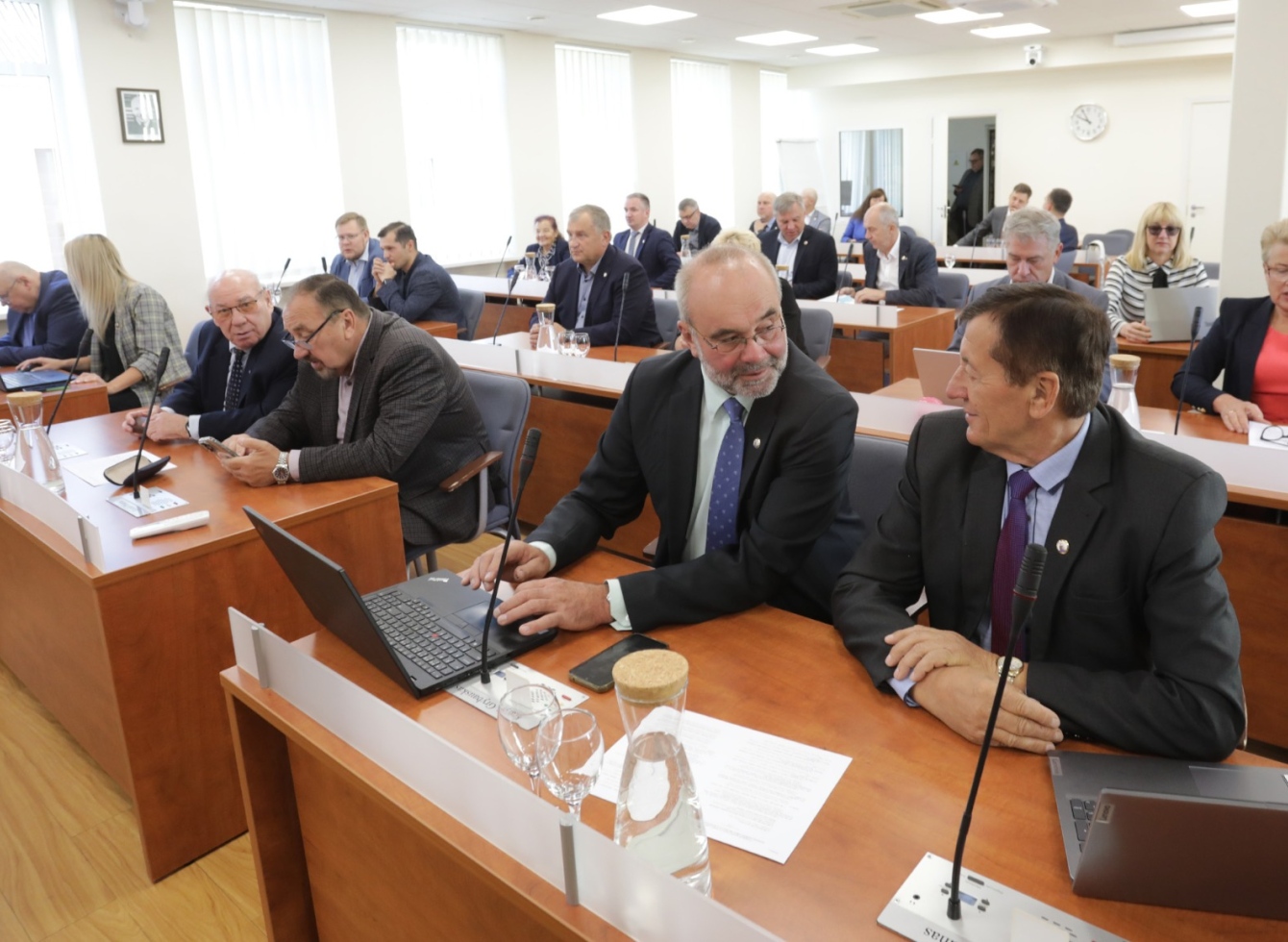 Tarybos posėdžio akimirkos