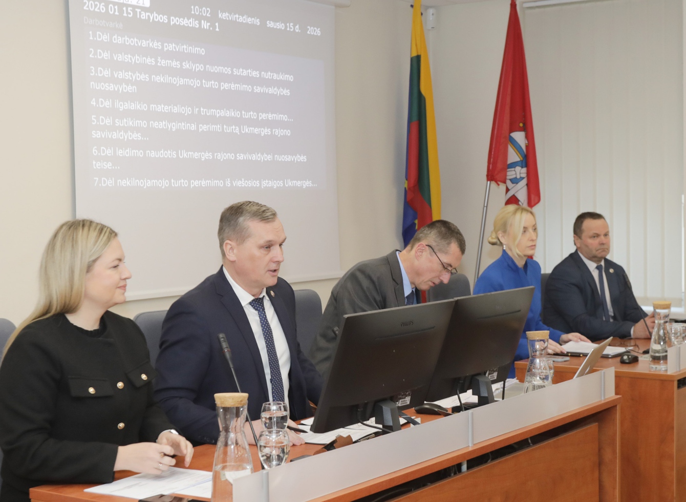 Posėdžiavo Ukmergės rajono savivaldybės taryba