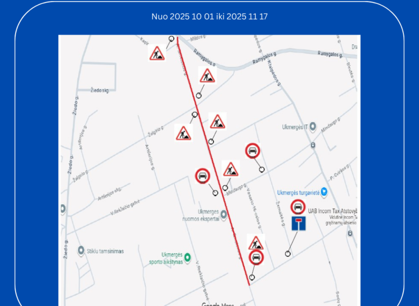 Bus rekonstruojama A. Smetonos gatvės atkarpa - ką svarbu žinoti 