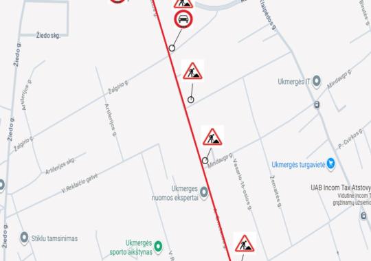 Tęsiami Žiedo gatvės remonto darbai: ką svarbu žinoti gyventojams