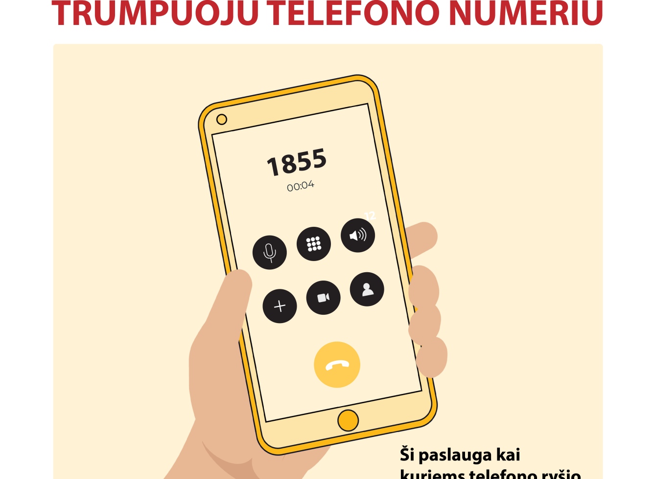 Pradeda veikti trumpasis numeris 1855, kuriuo rinkėjams bus teikiama informacija apie rinkimus