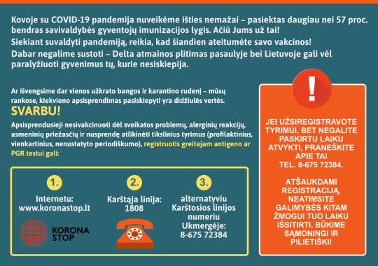 Saugiai pasitikime rudenį!
