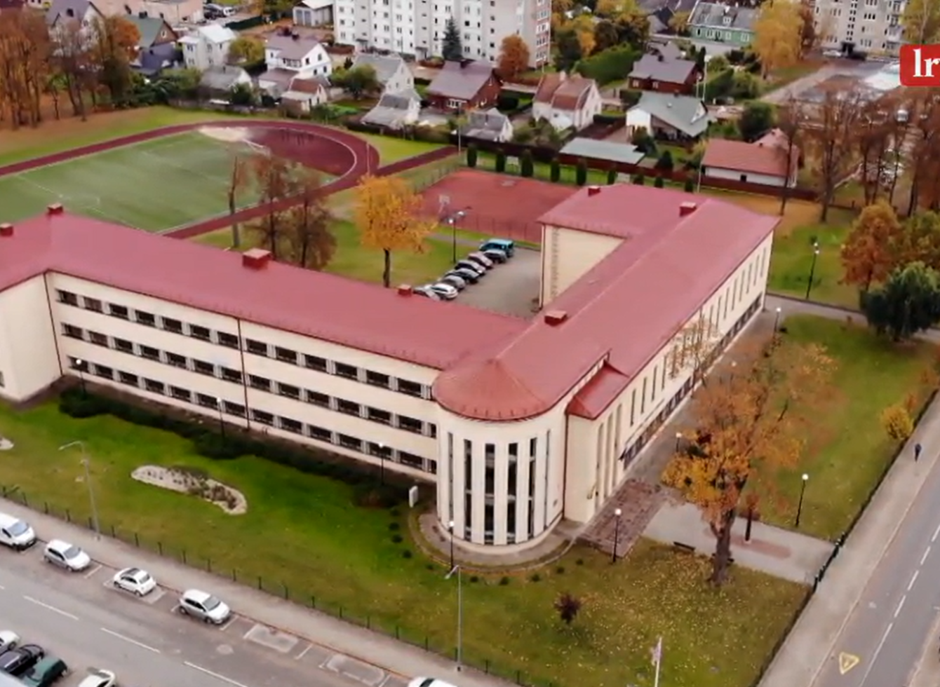 A.Smetonos gimnazija iš paukščio skrydžio