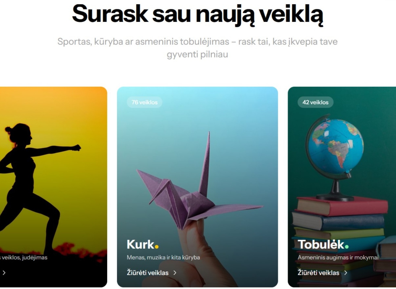 Lietuvoje startavo platforma, padedanti įvairioms veikloms tapti labiau matomoms