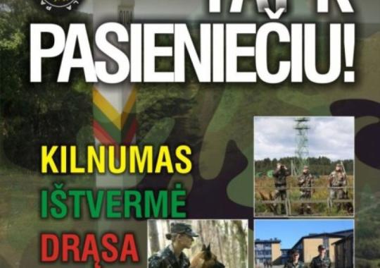 Pasieniečių mokykla kviečia mokytis...