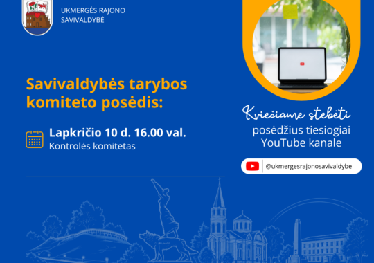 Kontrolės komiteto posėdis 