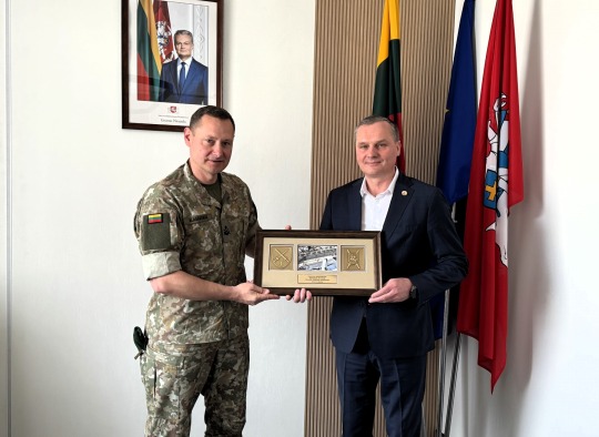 Už svarų indėlį organizuojant iškilmingą ceremoniją – kariuomenės padėkos