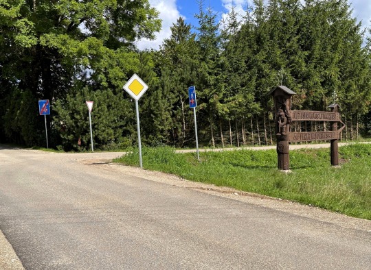Sutvarkytas kelias vedantis į Didžiosios Kovos apygardos partizanų parką