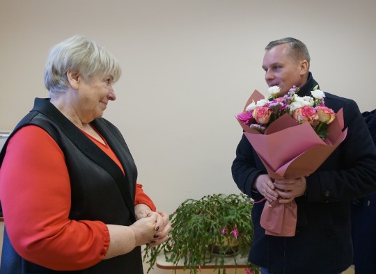 E. Tulušienei už gerą darbą dėkojo meras D. Varnas