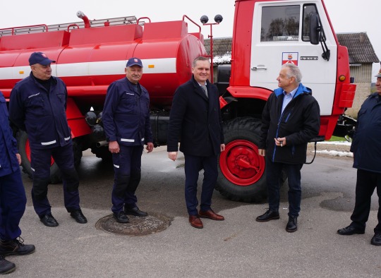 Gaisrinis automobilis KAMAZ bus nugabentas į Ukrainą