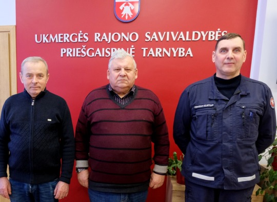 Kairėje – A. Gelūnas Dešinėje – R. Stankevičius.