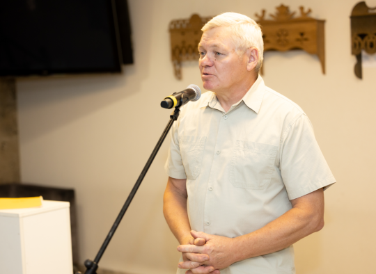 Kristinos ir Stanislovo Zinkevičių kūrybos darbų parodos atidarymo akimirkos