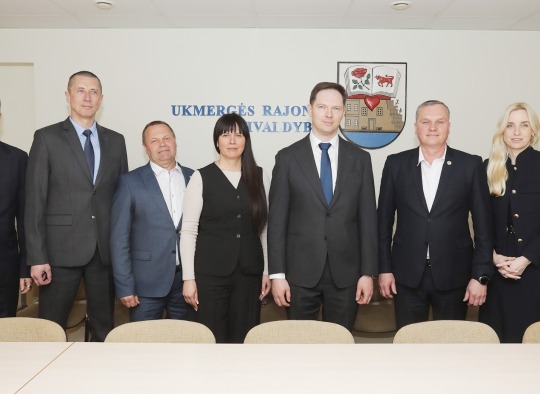 Ukmergėje lankėsi finansų ministras Kristupas Vaitiekūnas