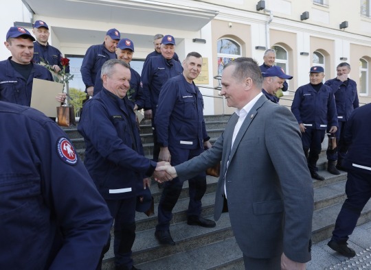 Šv. Florijono dienos minėjimo akimirkos