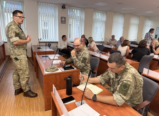 Ukmergės rajono savivaldybėje vyko mobilizacijos ir priimančiosios šalies paramos stalo pratybos