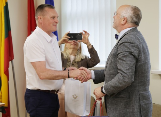 Ukmergėje lankėsi Seimo pirmininkas Juozas Olekas