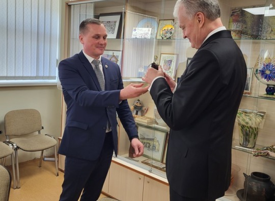 Darius Varnas ir Prezidentas Gitanas Nausėda
