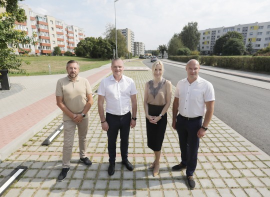 Iš kairės: R. Šiurna, D. Varnas, I.Pračkailė ir T. Balžekas