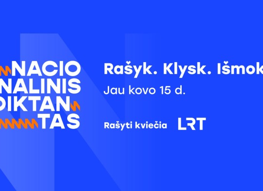 Kviečiame rašyti nacionalinį diktantą