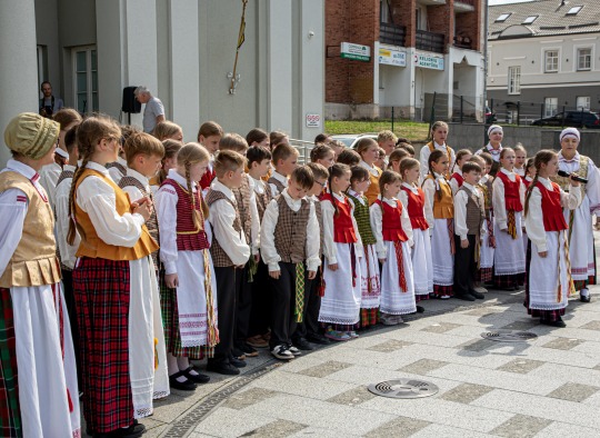 Parodos atidarymas „Mūsų skambantis kraštas. Ukmergiškiai dainų šventėse“