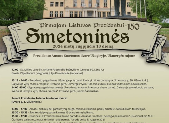 Smetoninės 2024