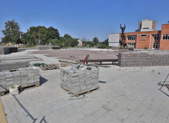 Vilniaus gatvės skvere planuojama darbus pabaigti dar šiais metais