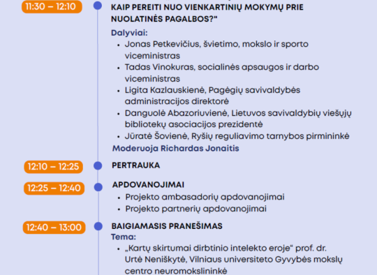 Kviečiame nuotoliu stebėti renginį „Skaitmeninis ryšys, kuris keičia gyvenimus“