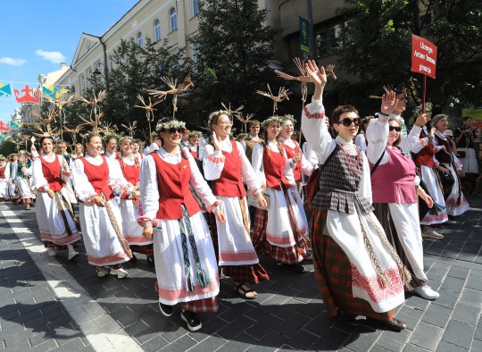 Ukmergiškiai dalyvavo Lietuvos dainų šventės dalyvių eitynėse
