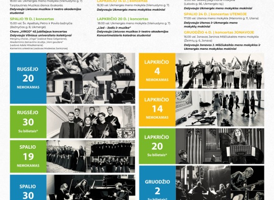 Ukmergėje prasideda „Prima. Studium. Pro” rudens koncertų sesija