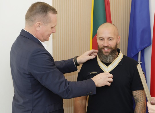 MPŽ įteiktas A. Ruškiui