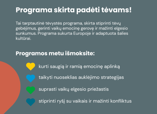 Kviečiame į tėvystės programą „Augame žaisdami“!