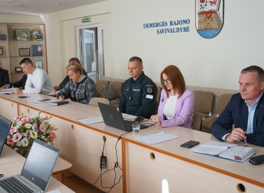 Posėdžio akimirkos