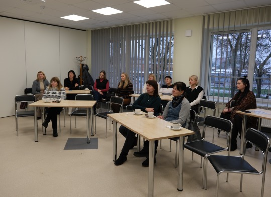 projekto pristatymo renginio akimirka