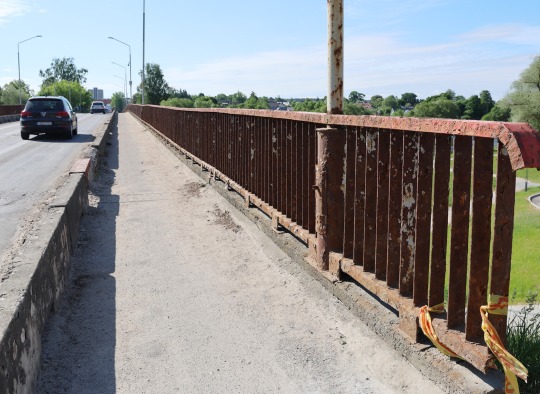 Pagrindinis tiltas per Šventąją Ukmergėje