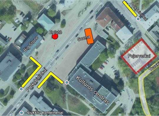 Dėl transporto eismo uždarymo Ukmergės centre