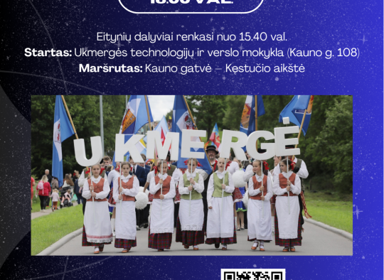 Gegužės mėnesio renginiai Ukmergėje ir rajone