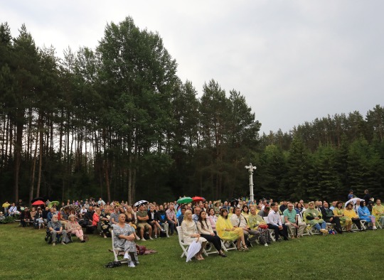 Klausytojai nepabūgo lietaus_Nuotr. Dainius Vytas