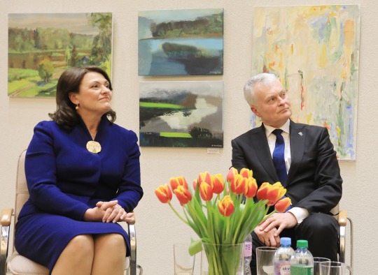 Diana Nausėdienė ir Prezidentas Gitanas Nausėda