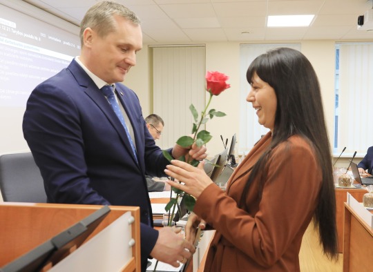 Posėdžio akimirkos