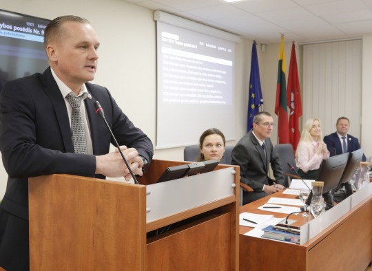 Posėdžio akimirkos