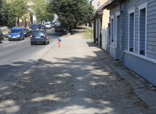 Remonto darbai Vilniaus gatvėje nusikelia į kitus metus