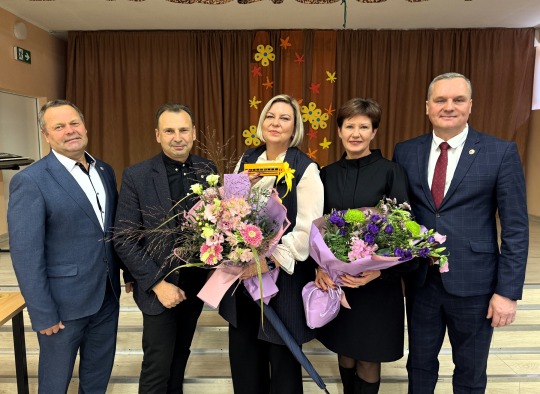 Iš kairės: E. Kuodelis, V. Kalinas, J. Varžgalytė, L. Zdanienė ir D. Varnas