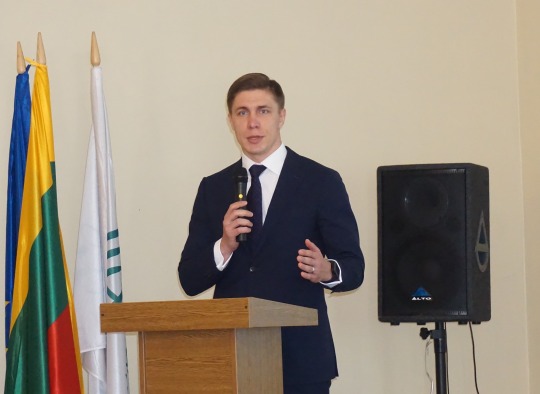 LSA prezidentas Mindaugas Sinkevičius. 