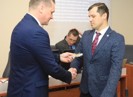 Posėdžio akimirkos