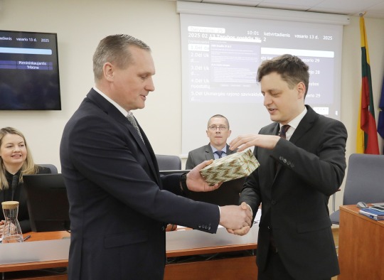 Tarybos posėdžio akimirkos