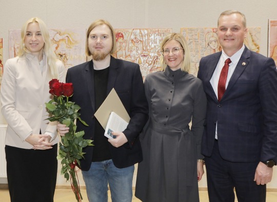 Vlado Šlaito premijos įteikimo šventės akimirkos
