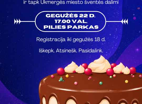 Gegužės mėnesio renginiai Ukmergėje ir rajone
