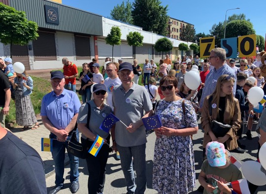 Ukmergiškių delegacijoja šventiniame parade